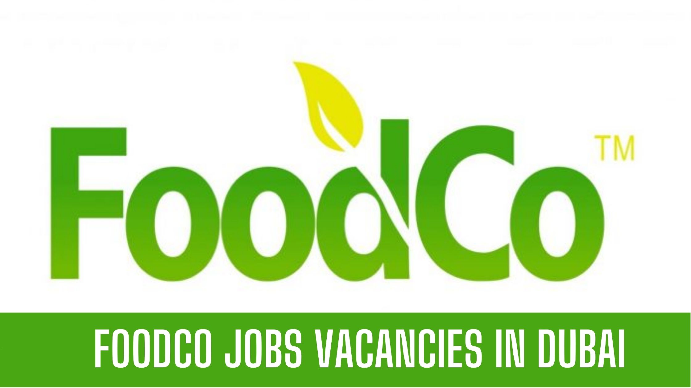 FOODCO JOB