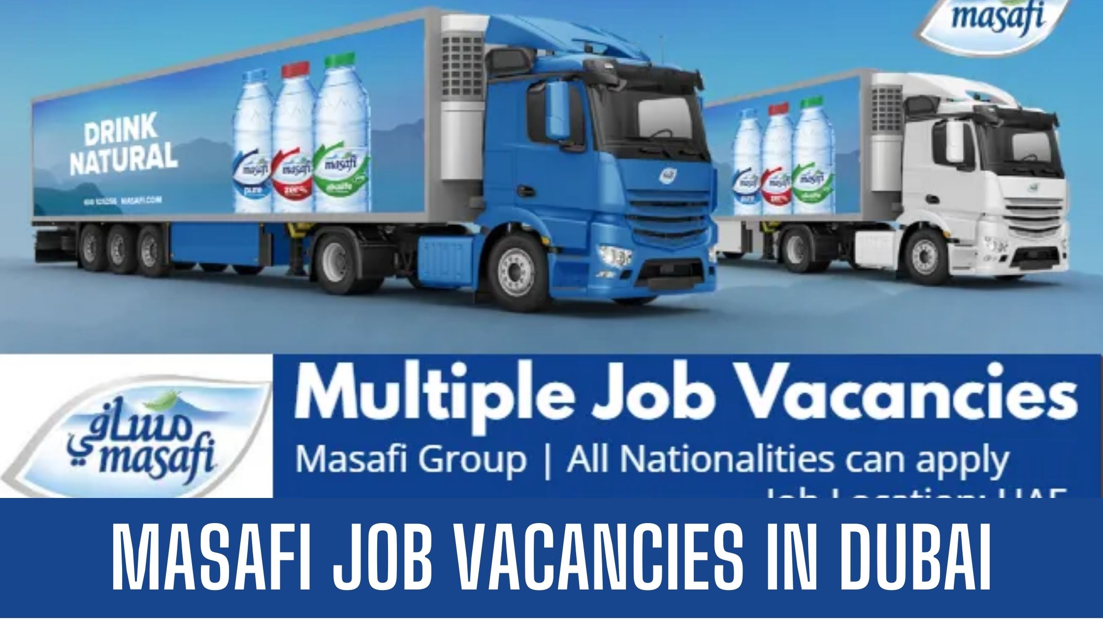 Masafi Jobs In UAE Announced Job Vacancies Good Salary