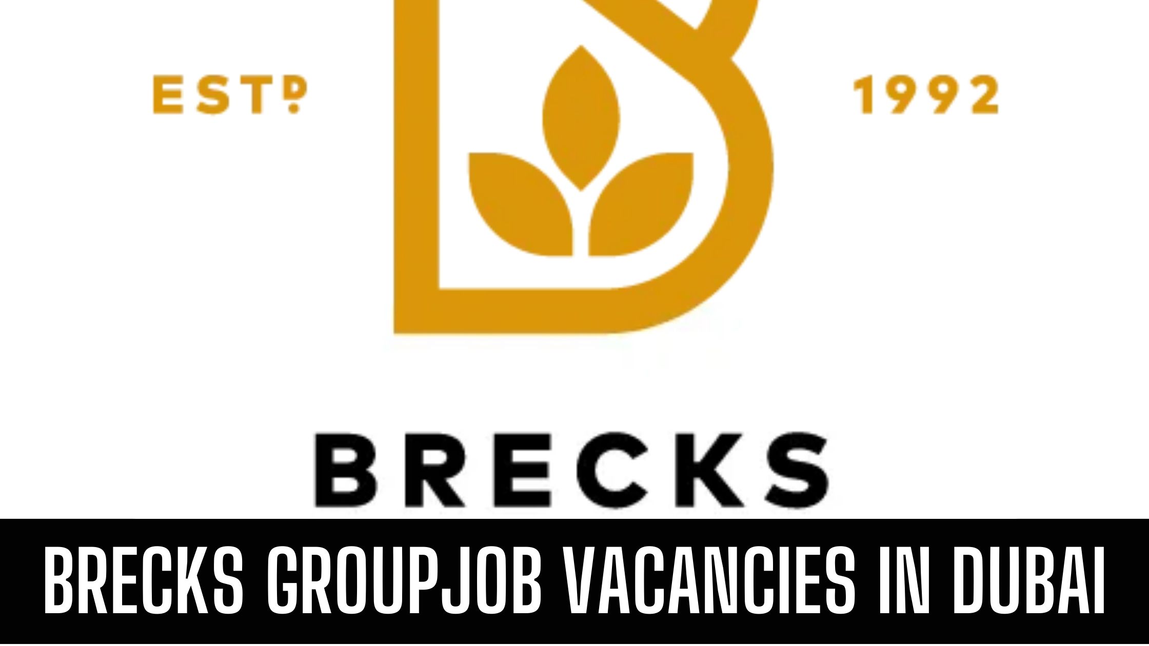 Brecks Group Announced Job Vacancies in Dubai Apply Now Good Salary and Other Benefit