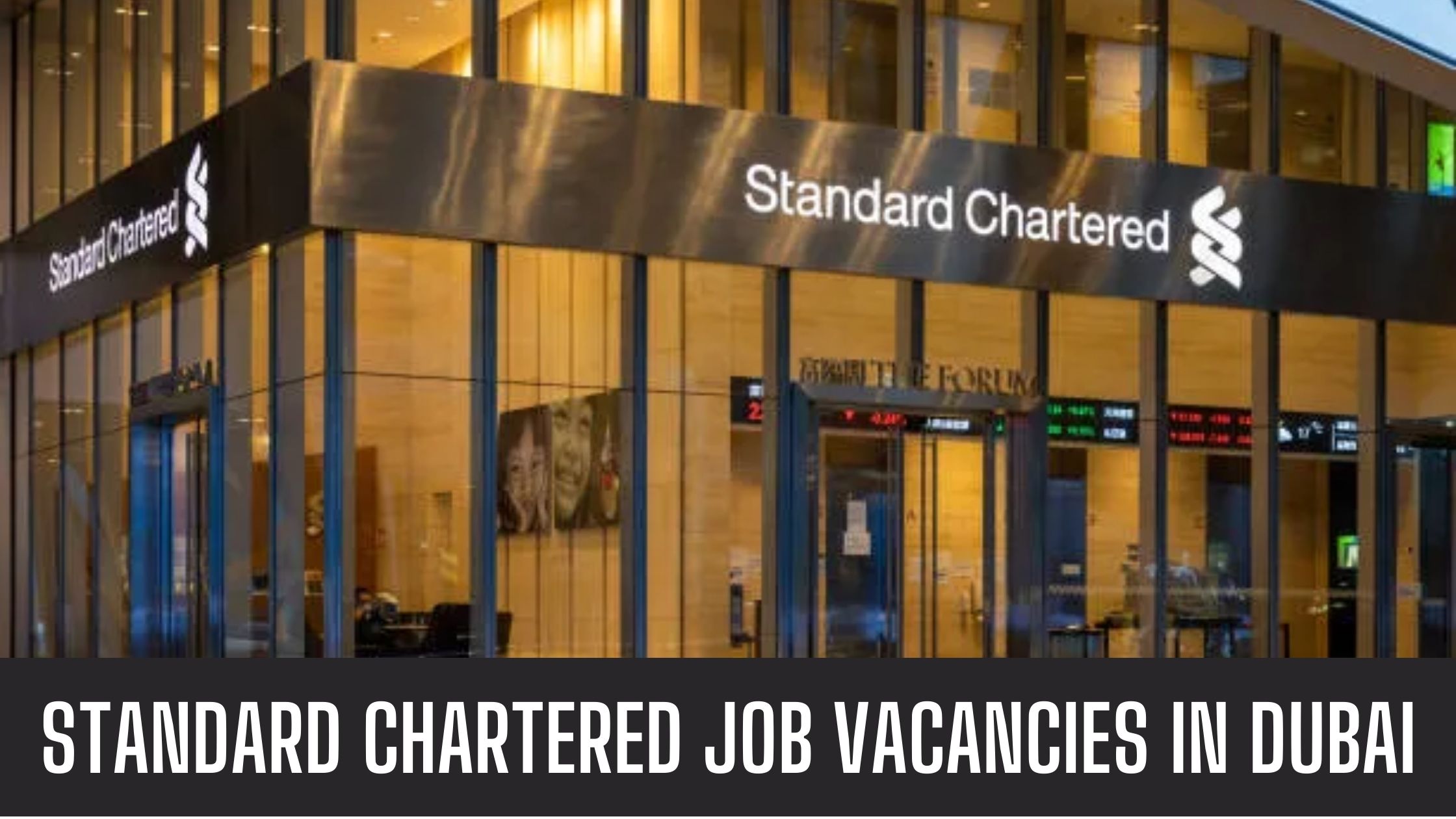 Standard Chartered Jobs in Dubai Vacancies Apply Now