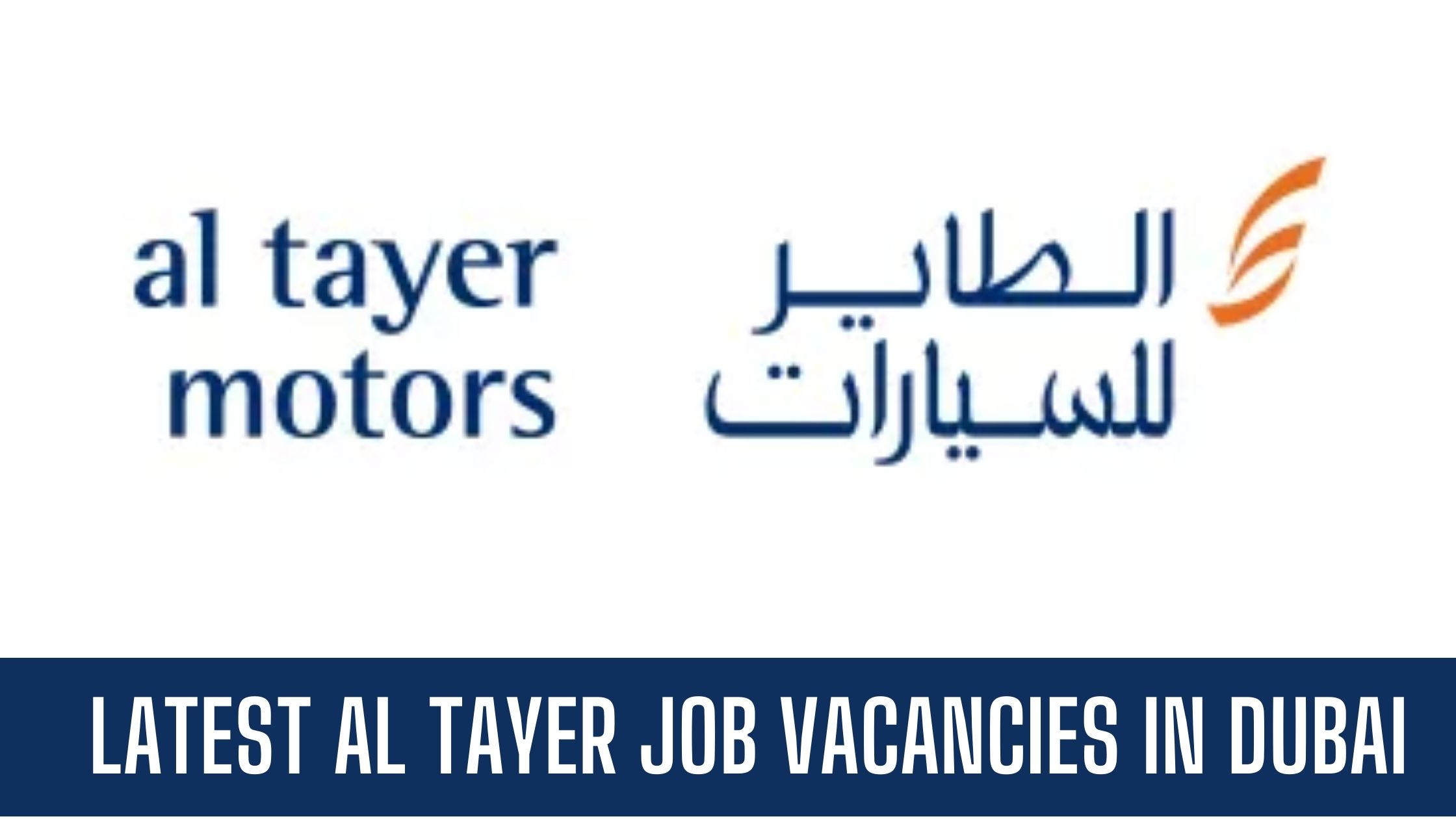 Al Tayer Jobs in Dubai 2024 UAE Job Vacancies Good Salary Apply Now