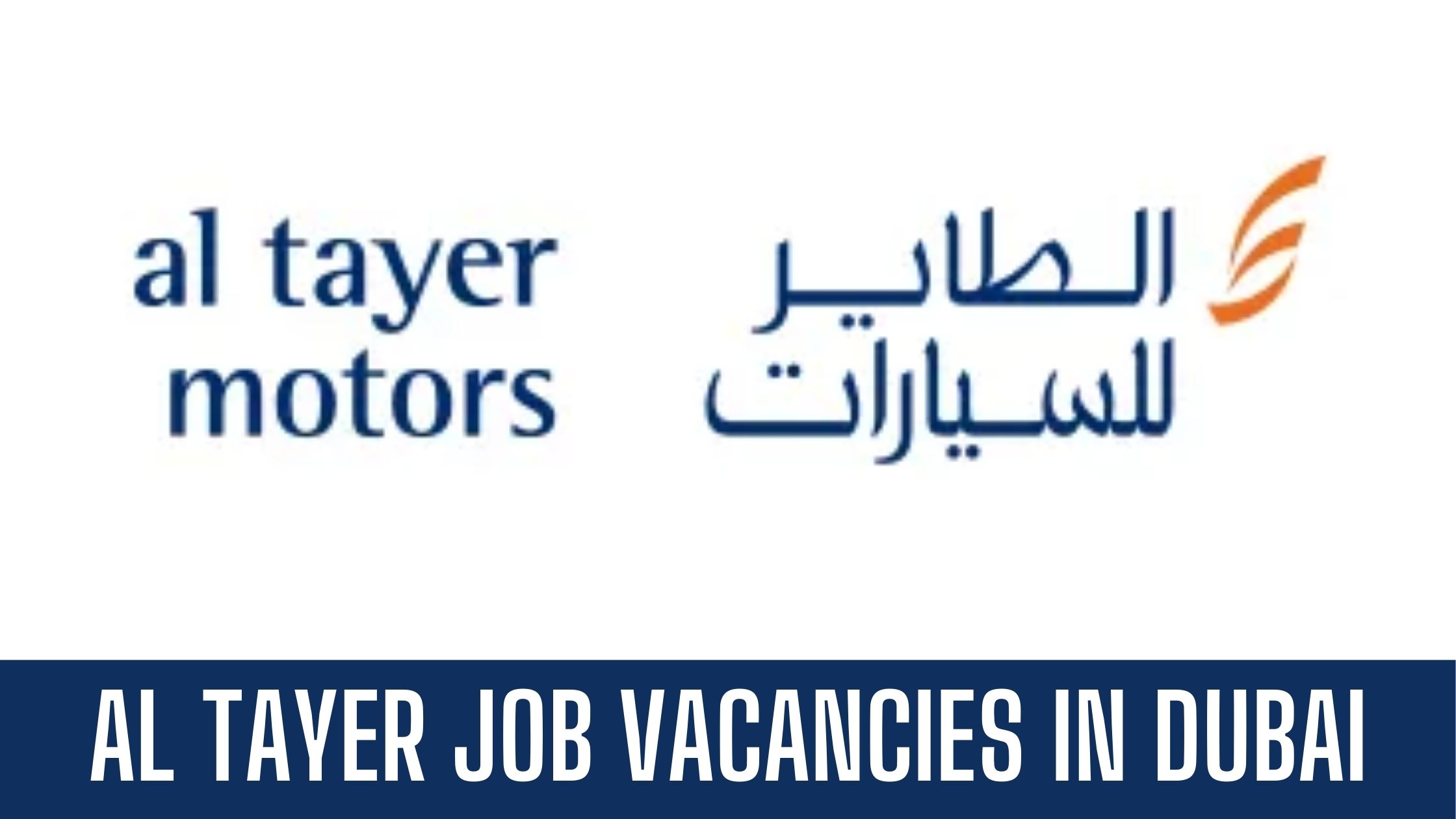 Al Tayer Jobs in 2024 UAE Multiple Job Vacancies Apply Now