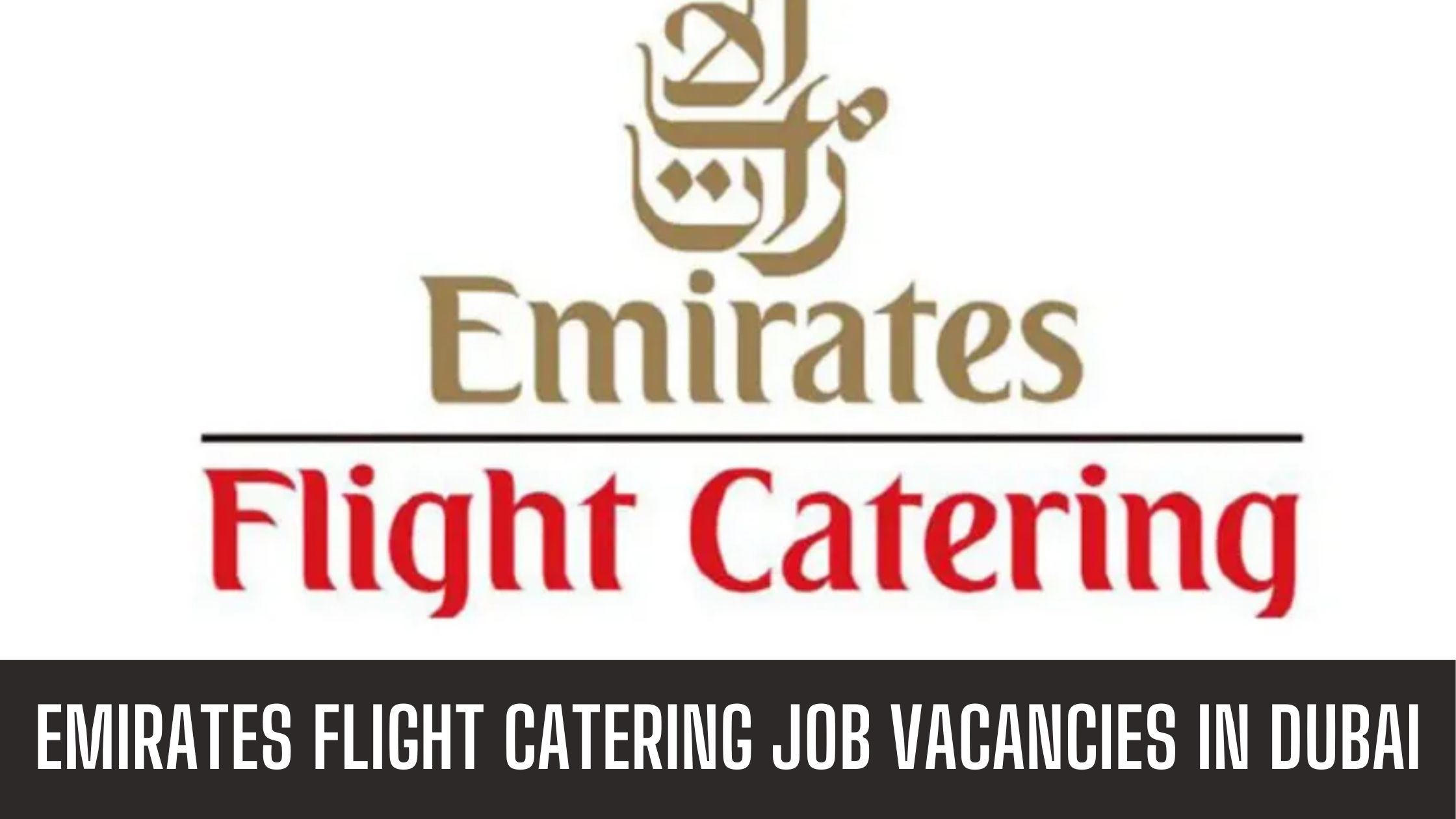 Emirates Flight Catering Announced Jobs in Dubai Good Salary Apply Now