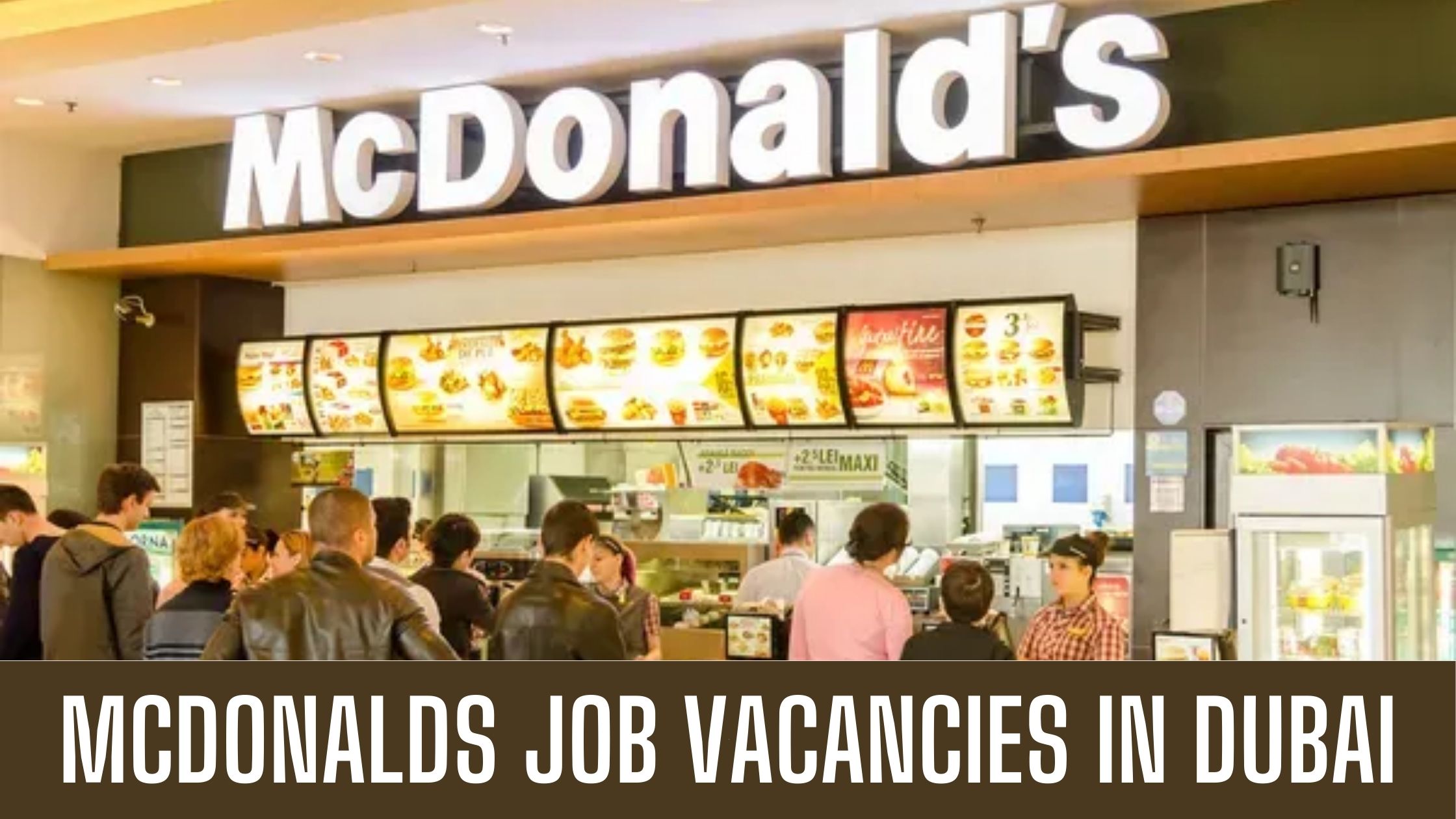 McDonald’s UAE Announced Job Vacancies in Dubai Apply Now