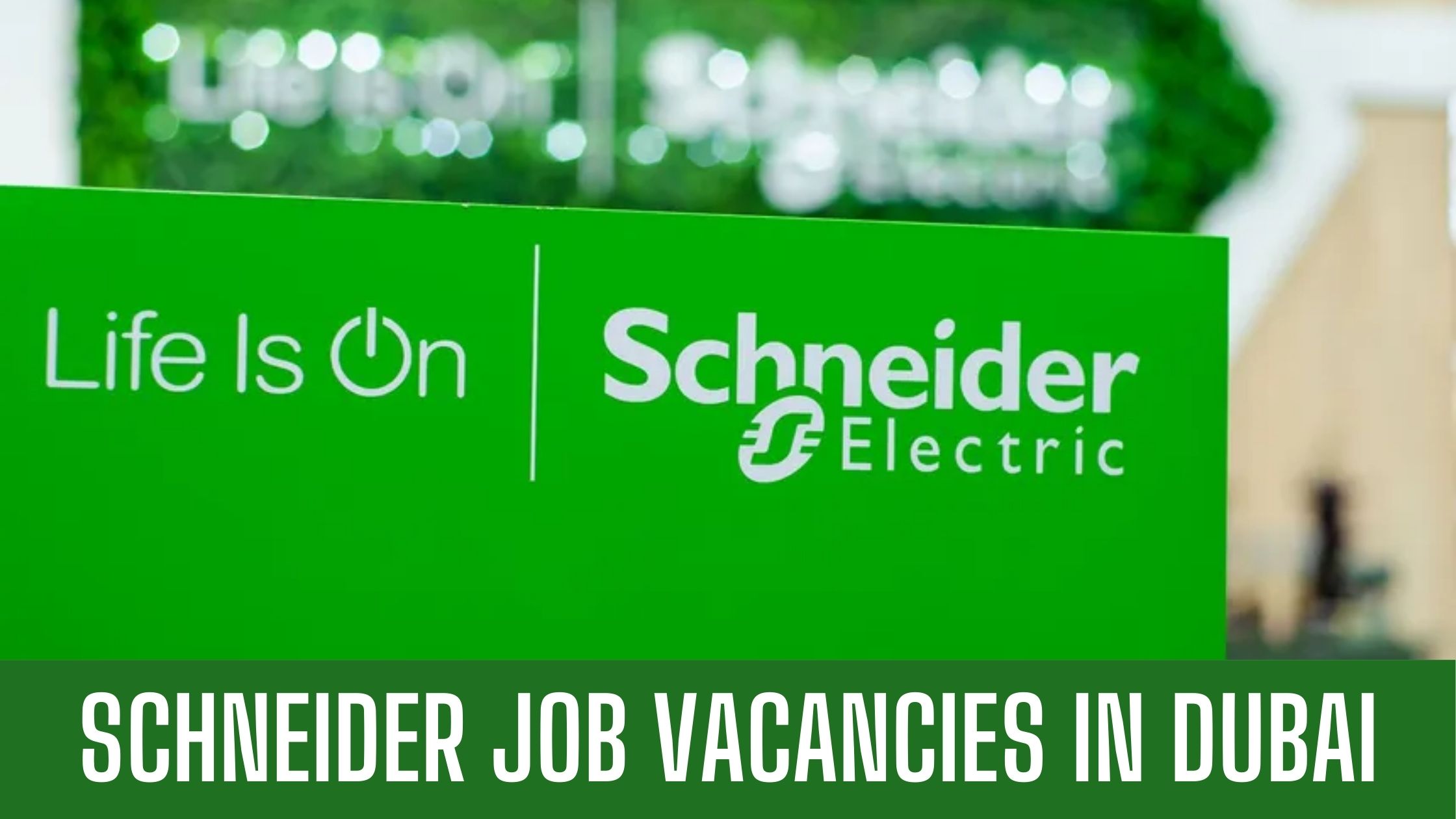 Schneider Electric Jobs In Dubai Announced Job Vacancies Apply Now
