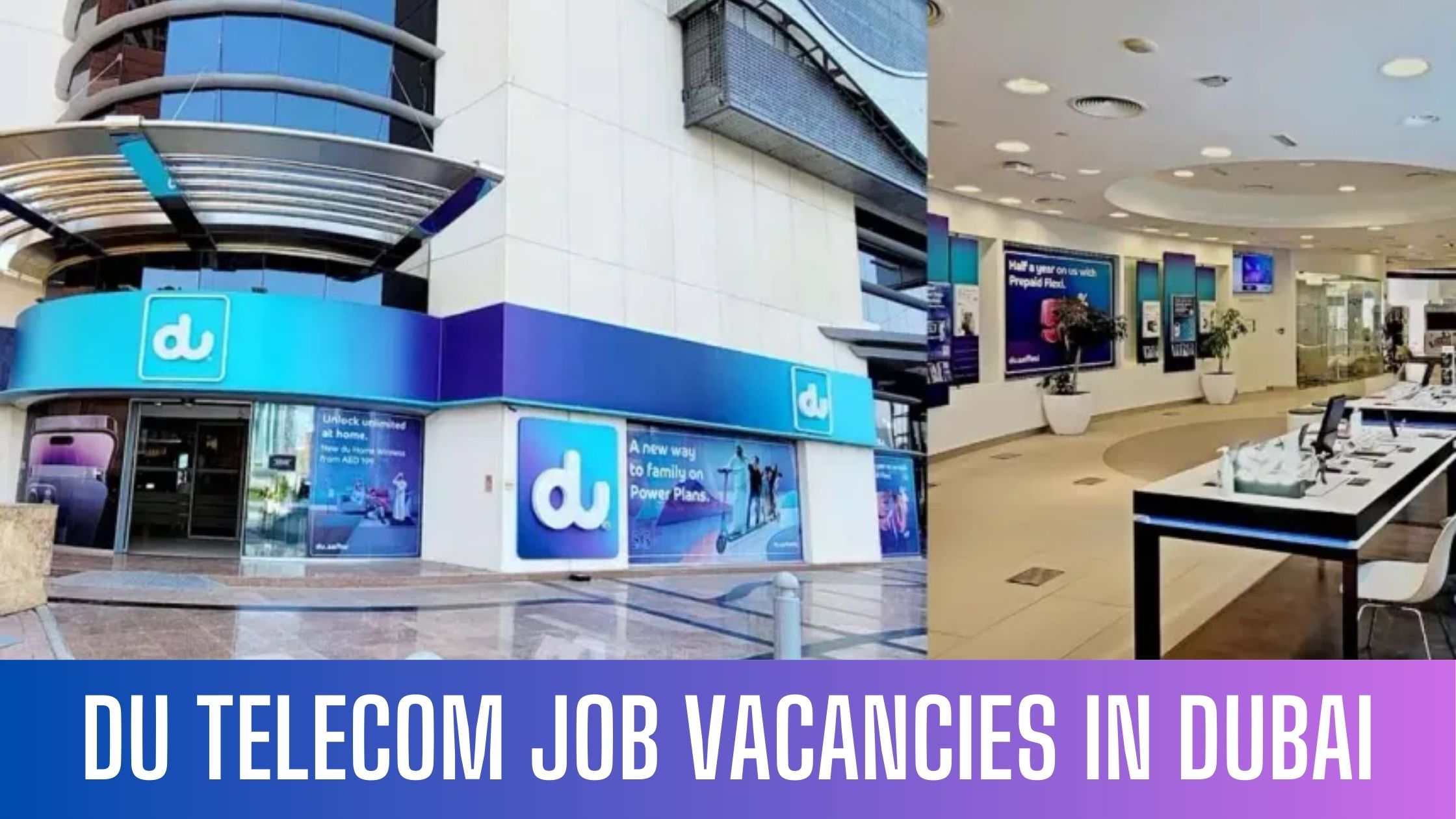 Du Telecom Jobs in Dubai Du Latest Vacancies 2024 in UAE
