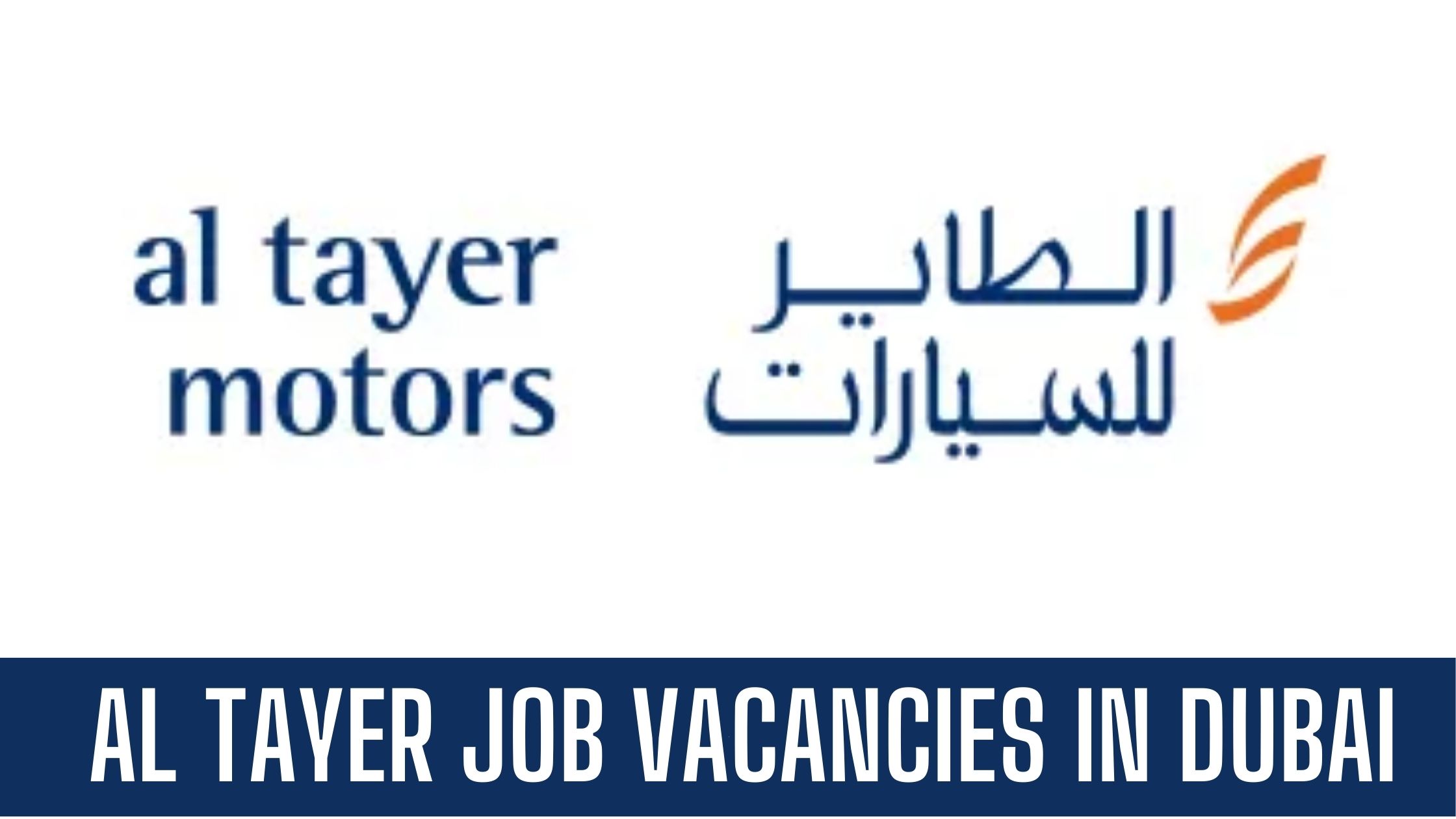 Al Tayer Jobs in 2024 UAE Multiple Job Vacancies Apply Now