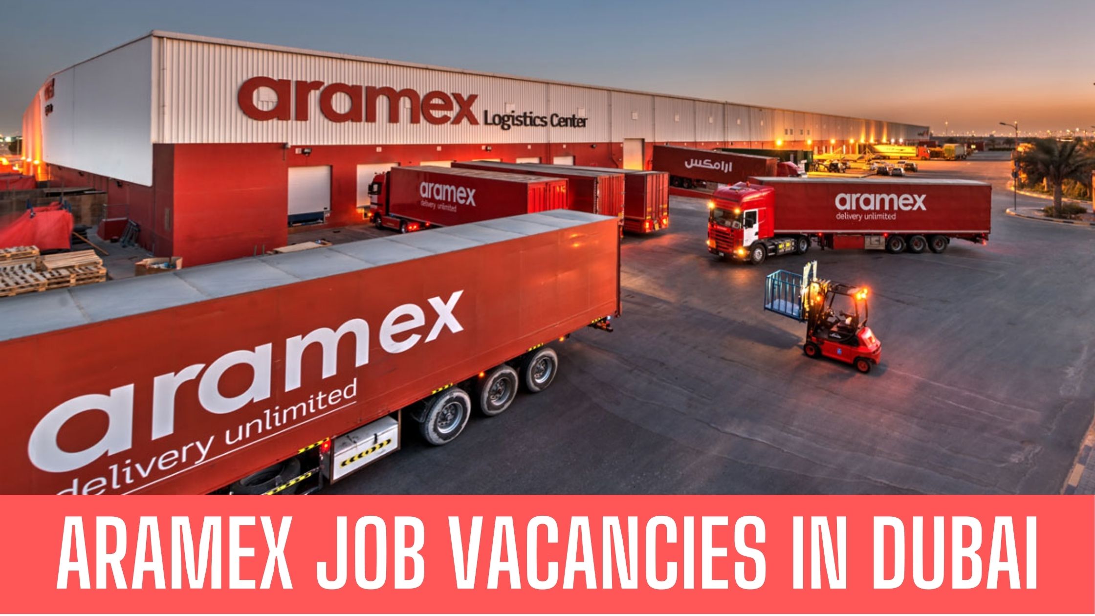 Aramex Jobs 2024 UAE Latest Job Vacancies Apply Now