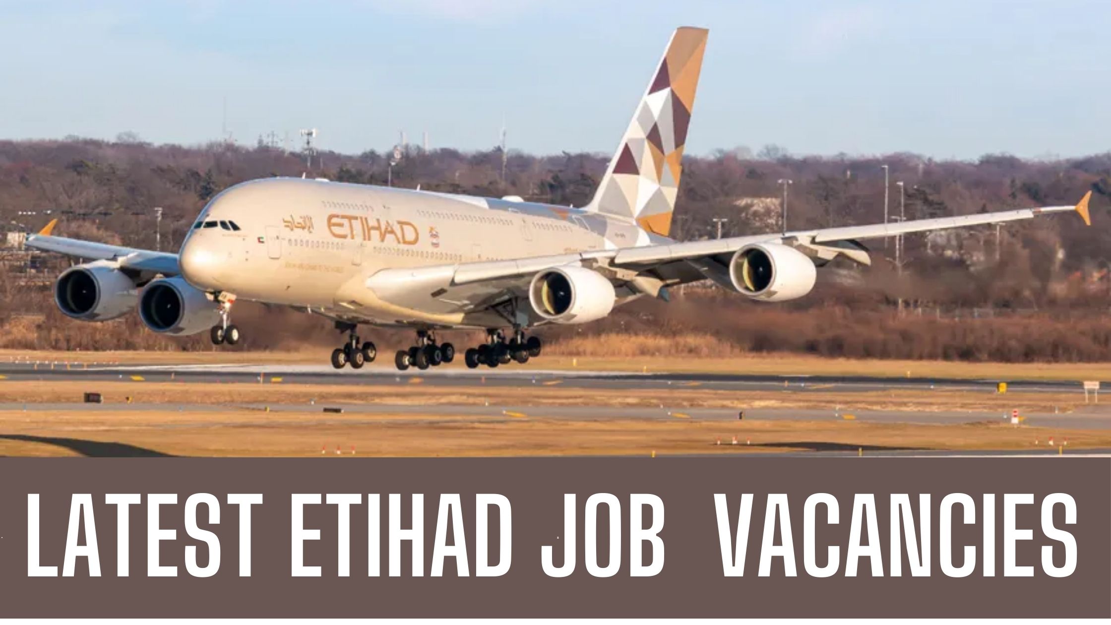 Etihad Airways Jobs 2024 Abu Dhabi Attractive Salary Apply Now